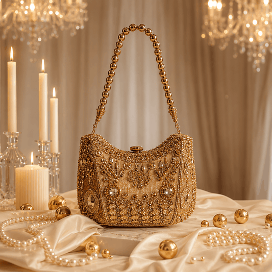HandCrafted Premium Vinatge Metal Clutch
