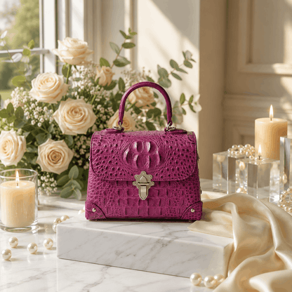 Exotic Alligator Leather Bag