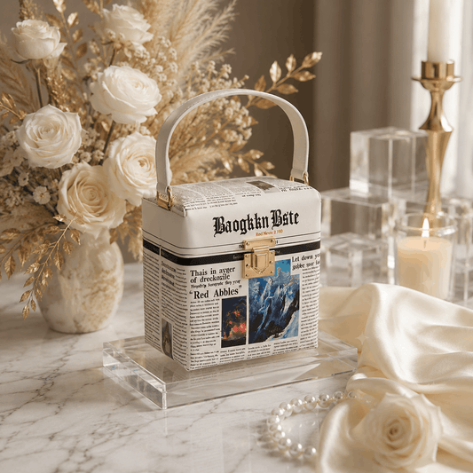 Exclusive Retro News Box Bag