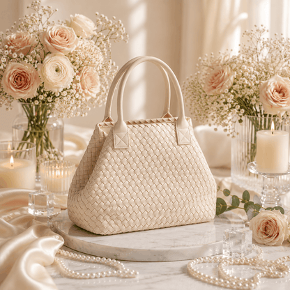 Woven Bott Vene Dupe Bag