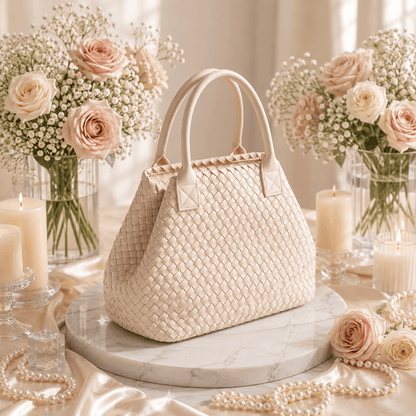 Woven Bott Vene Dupe Bag