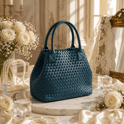 Woven Bott Vene Dupe Bag