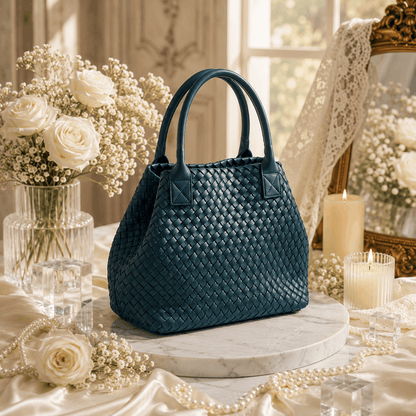 Woven Bott Vene Dupe Bag