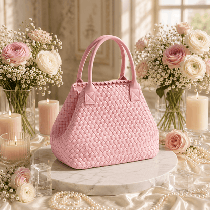 Woven Bott Vene Dupe Bag