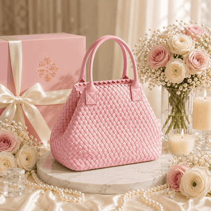 Woven Bott Vene Dupe Bag
