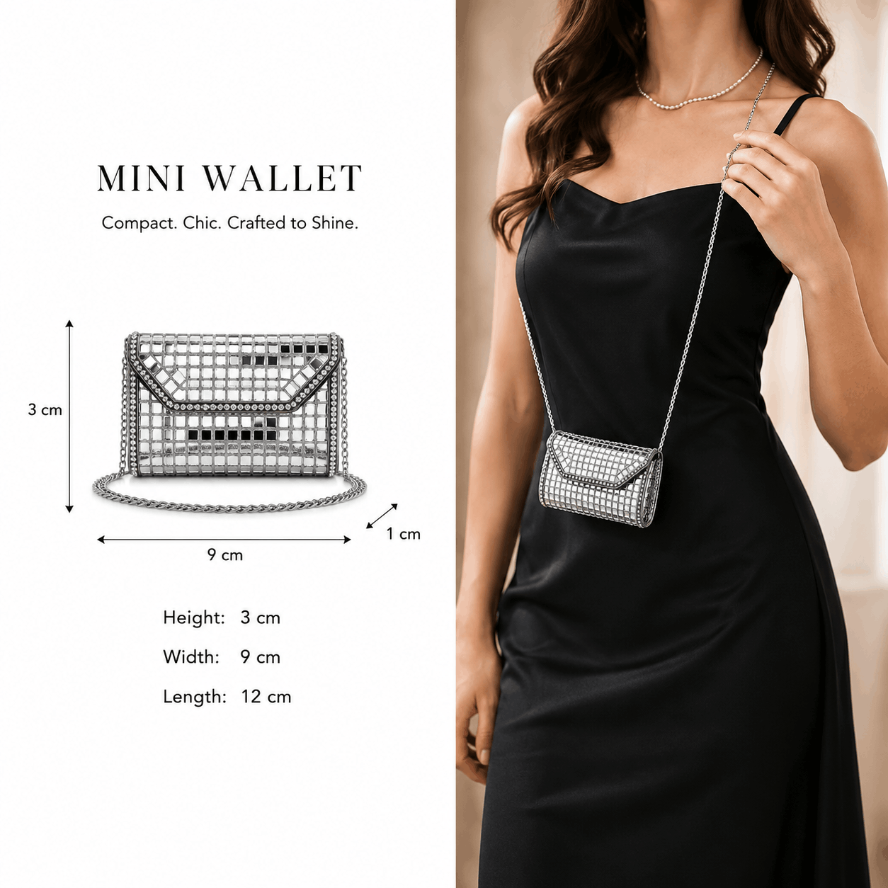 Textured Mini Sling Bag