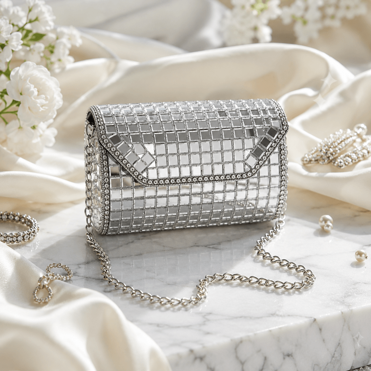 Textured Mini Sling Bag