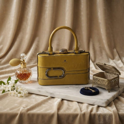 Exclusive Faux Leather Medium Handbag