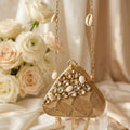 Mini Compact Brass  Clutch