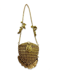 The Sunburst & Cowrie Shell Mini Clutch