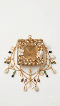 Royal Metal Square Mini Clutch