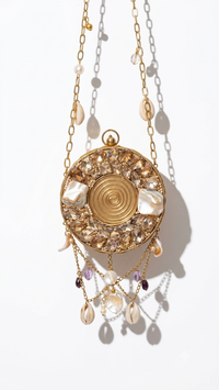 Royal Mini Metal Circular Clutch