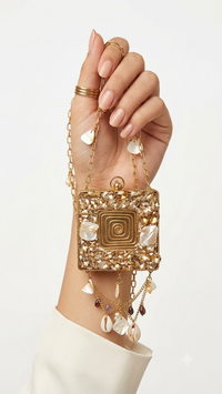 Royal Metal Square Mini Clutch